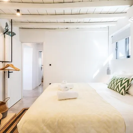 Yalos Mykonos 4 Bedroom Luxury House 5 Minute From Ornos W Sea & Sunset View * Mykonos Town