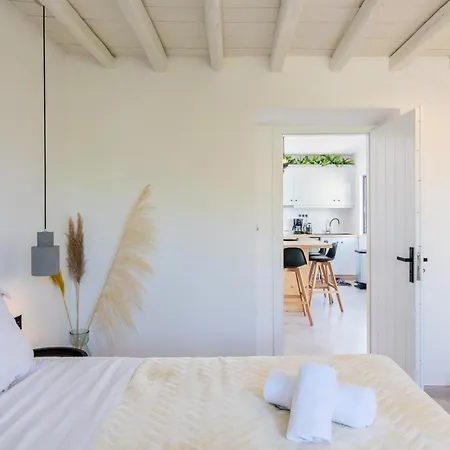 Yalos Mykonos 4 Bedroom Luxury House 5 Minute From Ornos W Sea & Sunset View