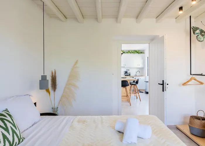 Yalos Mykonos 4 Bedroom Luxury House 5 Minute From Ornos W Sea & Sunset View