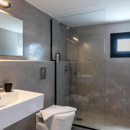 Yalos Mykonos 4 Bedroom Luxury House 5 Minute From Ornos W Sea & Sunset View Holiday home