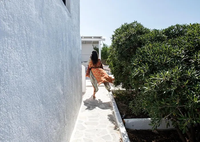 Yalos Mykonos 4 Bedroom Luxury House 5 Minute From Ornos W Sea & Sunset View Vakantiehuis *