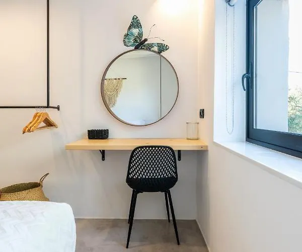 Yalos Mykonos 4 Bedroom Luxury House 5 Minute From Ornos W Sea & Sunset View Feriehus